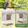 a25de3b3f5ccf660 Rypet No-Mess Bird Feeder - Parrot Integrated Automatic Feeder for Small to Medium Birds