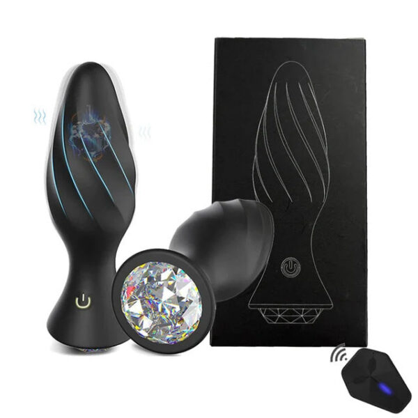 a267073fd22ed977 Dia Anal Sex Toy Men Women Wireless Remote Control Threaded Butt Plug Stimulate Orgasm For Couple Flirting