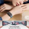 a267374f08e0f2c6 DaQin 3 Pack Elastic Bands Compatible with Apple Watch Band 45mm 44mm 49mm 42mm 41mm 40mm 38mm Women Men, Soft Nylon Solo Loop Straps for Apple Watch SE iWatch Series 9/8/7/6/5/4/3/2/1/Ultra/Ultra 2