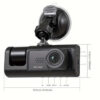 a293735c614a34ce Dash Cam W/ IR Night Vision Loop Recording & 2" IPS Screen 1080P 3 Camera , video recorder, Vehicle DVR