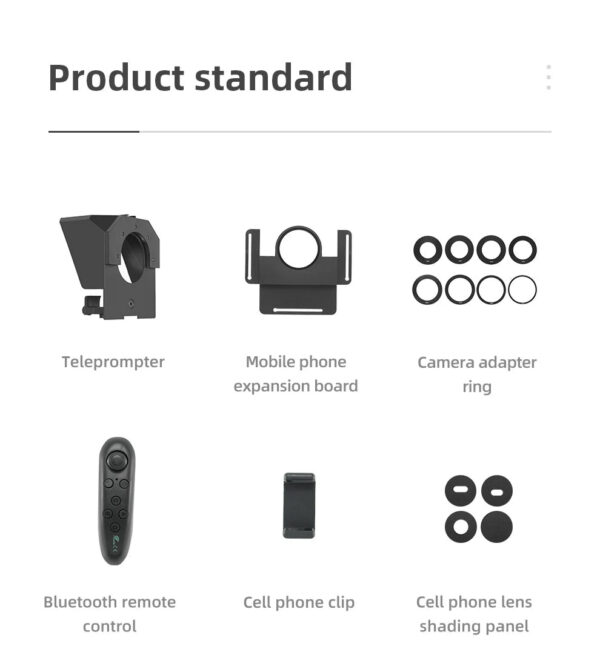 a2979f7e350c759d Ambitful Phone and DSLR Recording Mini Teleprompter Portable Inscriber Mobile Teleprompter Artifact Video With Remote Control