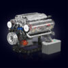 a2a0be7289a727a6 Mould King 10088 Technik Electrically Driven No.V8 Engine toys Model Building Blocks kits Creative Educational Toy gift