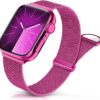 Sunnywoo Metal Stainless Steel Band Compatible with Apple Watch Bands 40mm 38mm 41mm 42mm 44mm 45mm 49mm,Silver Loop Adjustable Magnetic Strap for iWatch Series Ultra 8 7 6 5 4 3 2 1 SE for Women Men