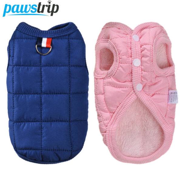 Winter Warm Coat Jacket Windproof Dog for Small Dogs Padded Clothing Chihuahua Clothes Pet Supplies