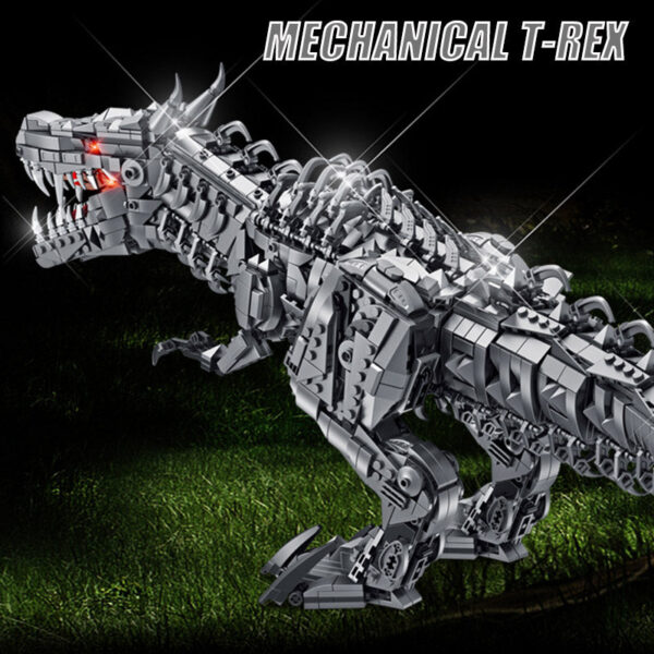a2a91896af237d17 Jurassic Dinosaur World Large nical Tyrannosaurus Rex Building Blocks T-rex Model With Lights Bricks Toys For Children Gift