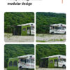 a2aa9d2da41031be Caravan Awning Tent RV Screen Room Family Room Camper Privacy Room Sunshade Campervan Tent Outdoor Camping Shelter