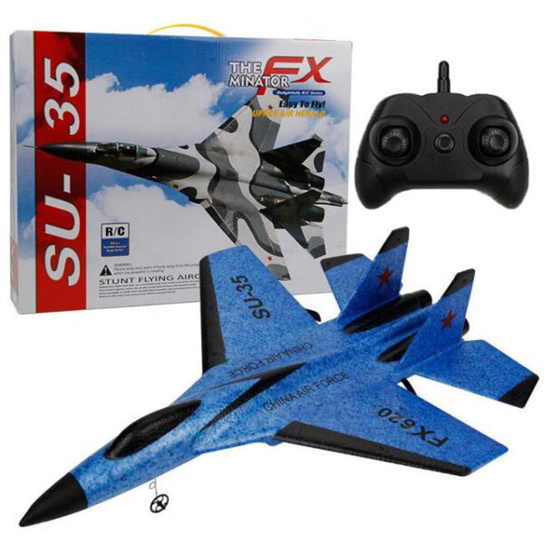 RC Aircraft SU-35 2.4G Radio Remote Control Fighter Plane Glider Airplane Foam Boys Toys for Children