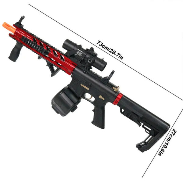 a2c1acb301ccd0f2 M4 Electric Gel Ball Blaster Toys, Manual/Automatic Eco-Friendly Splatter Ball Blaster, Suitable For Outdoor Shooting Games