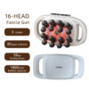 a2c39c8621ca8492 16-Head Fascia Gun High-Frequency Vibration Body Massage Gun Back and Waist Massager Neck Shoulder Massager Muscle masajeador