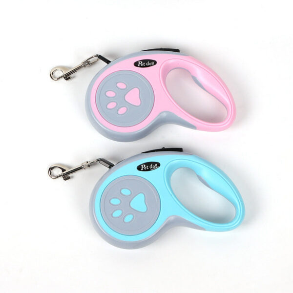 a2d054f454de670f 3m 5m Nylon Dog Leash Automatic Retractable Durable Cat Lead Extending Puppy Walking Running Traction Roulette For Small Dogs