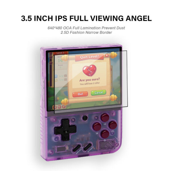 a2d88618d37cb686 MIYOO MINI + Plus Portable Handheld Retro Game Console 3.5” IPS HD Screen WIFI Open Source Linux System Compatible with Onion OS
