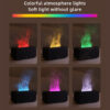 a303c2577b03f69d New Simulation Flame Aromatherapy hine Mini Air LED Colorful Light Timer Humidifier Home Perfume Diffuser