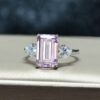 a317d2109e89d151 OEVAS 7 Carats High Carbon Diamond Sparkling Zircon Wedding Rings For Women Top Quality 100% Sterling Sier Party Jewelry