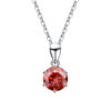 a31b19f8b760dc52 GRA 1CT-3CT Moissanite Diamond Wedding Pendant Necklace for Women Sterling Sier Long Chain Quality Fine Jewelry
