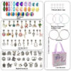 a32142a6a41d3ba4 DIY Bracelet Jewelry Girl Kids Making Accessories Kit with Beads Pendant Charms Bracelets and Necklace String