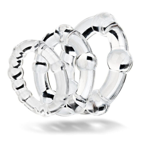 a330a2625b937c3b 3Pcs Silicone Delaying Lock Ejaculation Adult Games Rings For Men Couples Erotic Sex Shop