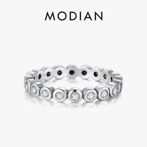 a339ada2235b9e4c Top Quality Luxury Original Real Solid 925 Sterling Silver Starshine Finger Ring Authentic Jewelry For Women Wedding Gift