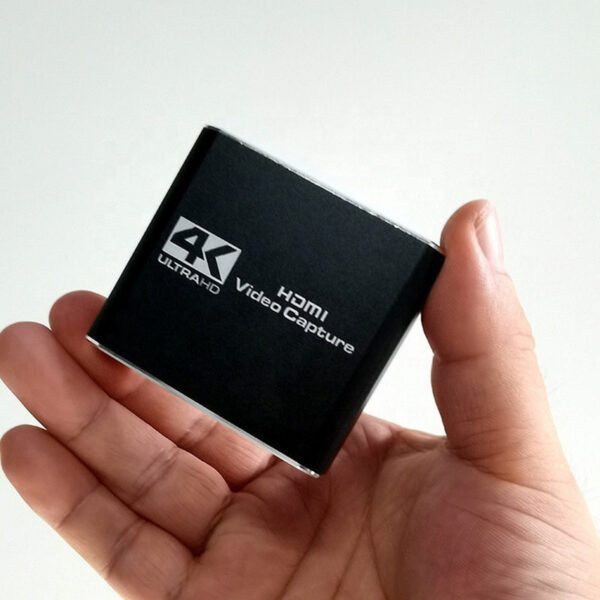 4K HDMI-Compatible Recorder Box 1080P 60Hz USB3.0 High-Definition Game Capture Device for Live Streaming Video Broadcast
