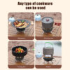 BRS-201A Portable Camping 16000W High Pressured Propane Butane Gas Burner Outdoor Emergency Stove with Piezo Ignition