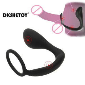 a35cd328a99cb84a Male Prostate Massager Anal Plug Adults Products Prostate Stimulator Delay Ejaculation Cock Rings Penis Ring Sex Toys for Couple