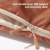BISINNA XXL Sleeping Bag(90.55"x39.37") for Big and Tall Adults,3-4 Seasons Plus Size Warm and Comfortable Waterproof Lightweight Sleeping Bag Great for Camping Backpacking Hiking Indoor & Outdoor