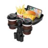 a3667eca7ace32b3 Dual Expander Adjustable for 360°Rotating Multifunctional Car Seat Cup Snack Tray Drink Holder
