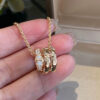 European Exquisite Sterling Sier Full Diamond Snake Head Pendant Ladies Necklace Fashion Brand Jewelry