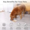 MateeyLife 3PCS Lick Mat for Dogs and Cats with Suction Cups, Dog Lick Mat for Anxiety Relief, Dog Toys to Keep Them Busy, Dog Enrichment Toys for Bathing, Cat Peanut Butter Lick Pad for Boredom