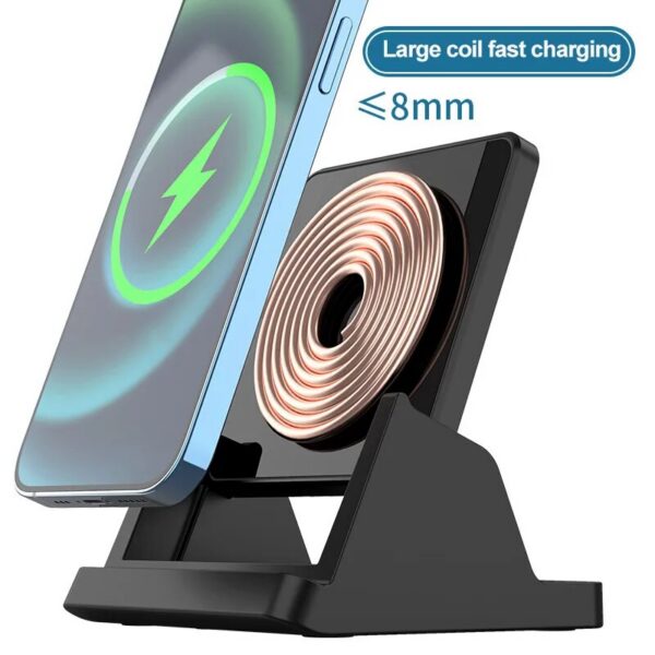 a38c01c59724c23c 30W Wireless Charger Pad Stand Desktop Ultra-thin Mobile Phone Fast Charging Dock Station For iPhone 15 14 13 12 Samsung Xiaomi