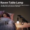a38cf6b7c055a6d4 OVANUS Crow - Raven Lamp Adjustable Brighess with Bulb,Bird lamp,Crow Light for Bedside Bedroom Living Room Decor