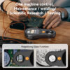 2.0inch 500X Digital Microscope 1080P Video Coin Microsco with Magnifying Glass Wiht 8Leds for Electronics Repair Windows/
