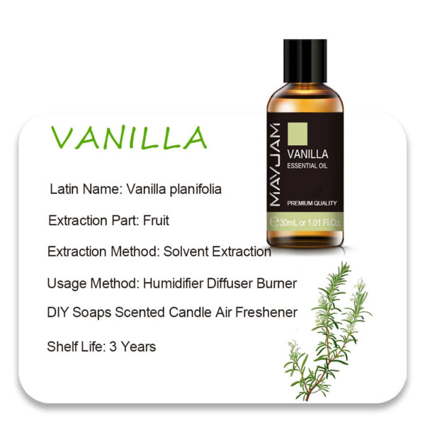 a392dd94aca39710 MAYJAM 10ml 30ml 100ml Essential Oils For Humidifier Diffuser Lavender Jasmine Eucalyptus Ylang Ylang Vanilla Tea Tree Aroma Oil