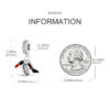 a3a18e6ec26eeb72 MULA 1PC Sier Plated Dangle Charms Lipstick Plane Insect Pendants Fit Original Bracelet Beads DIY Fashion Jewelry
