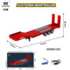 HUINA 1/18 19CH RC Truck 1501 770S Scania Alloy Tractor 2.4G Remote Control Engineering Trailer Truck with Light and Sound Toys