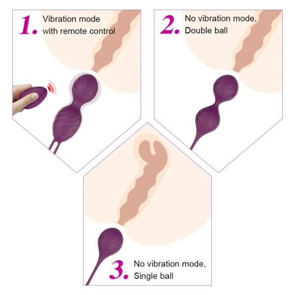 a3c66fbb742a07c6 Wireless Remote Control Vagina Egg Tighten Exercise Vibrator For Women Kegel Balls Ben wa Ball G-Spot Vibrators Vagina Sex Toys