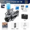 a3c7e2335aaefae7 K11 Max Brushless Motor 6KM Rc Drone 8K Professinal 4K Three Camera Wide Angle Localization Obstacle Avoidance Toy Sell Apron