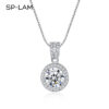 a3c9bea21f9b52b1 SP-LAM Moissanite Diamond Pendant Necklaces For Women Sterling Sier Chain Trending Iced Bling Wedding Jewelry