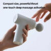 a3cb55c7b24ff57d Xiaomi Mijia Mini Fascia Gun 2C Thrust 12kg Smart Gear Memory 350g Portable 2500rpm High Speed Massage MJJMQ03YM
