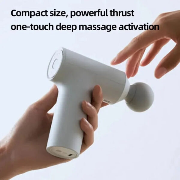 a3cb55c7b24ff57d Xiaomi Mijia Mini Fascia Gun 2C Thrust 12kg Smart Gear Memory 350g Portable 2500rpm High Speed Massage MJJMQ03YM