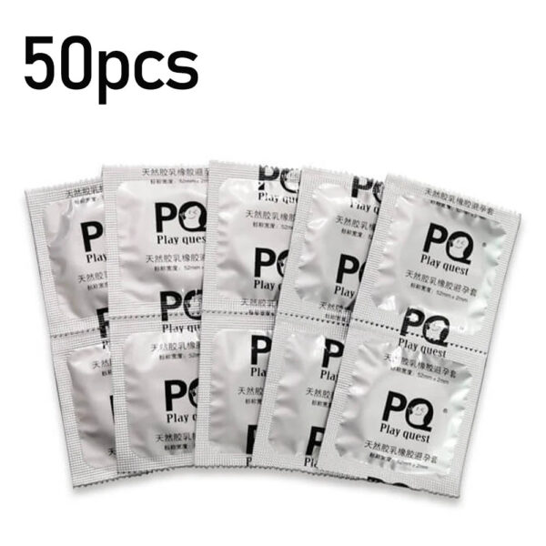 a3dd8a103b72e1b8 50/100pcs Bulk Ultra Thin Condom 52mm Hyaluronic Acid Lubrication Penis Sleeves Adults Safer Sex Toy Contraception Supplies