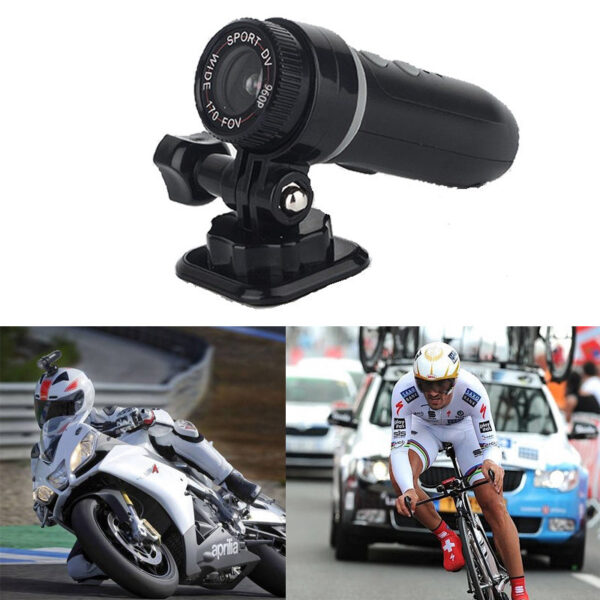 DV50 Action Camera HD 960P Bike Motorcycle Helmet Camcorder Outdoor Sport DV Video Waterproof Recorder Dash Cam for Car Bicycle