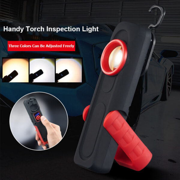Detaig Tools USB Flashlight Inspection Light Car Paint Finish Lamp Scan Swirl Multifunction Auto Repair Working Lights