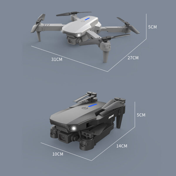 a4285cb0966ed6d1 New E88Pro 4PCS Drone 4K Professinal With Wide Angle Dual HD Camera Foldable RC Helicopter WIFI FPV Height Hold Apron Sell