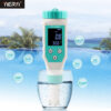 a429567b480f345d 7 in 1 PH/Free Chlorine/ORP/EC/TDS/Salt/Temp pH Meter Swimming Pool Saity Tester IP67 Waterproof for Aquarium Aquaculture Spa