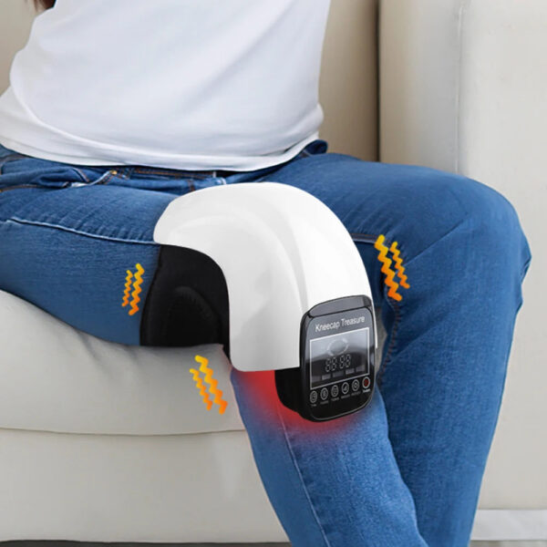 a452ef0f39f67b94 Electric Infrared Heating Knee Massage Air Pressure& Vibration Physiotherapy Instrument Knee Massage Rehabilitation Pain Relief