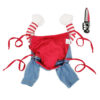 Halloween Costumes Funny Pet Clothes Adjustable Dog Cosplay Costume Sets Novelty Clothing For Medium Large Dogs Bulldog Pug
