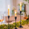 a486330c63b42b81 3Pcs/Set European Style Metal Holders Fashion Wedding Table Candle Stand Exquisite Candlestick Christmas Tabl