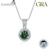 a4b43fd1a07d83f3 Butterflykiss 1Carat Moissanite Diamond Pendant Necklaces For Women Sterling Sier Chain Iced Bling Wedding Jewelry