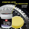 Blackening Wax - Hydrating Luster and Protection, Anti-Aging Tire Care Coating with Sponge Applicator