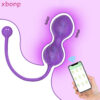 a4bf6077fb80c799 APP Control Love Egg Jump Vibrators for Women Clitoris Simulator Vibrator Female Vaginal Balls Masturbator Sex Toys for Adults